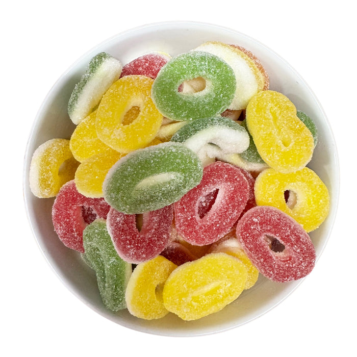 Fizzy Coloured Rings (White Bottom)